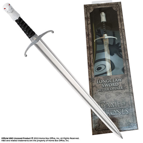 Game of Thrones - Ouvre-lettres Grand-Griffe - Longclaw