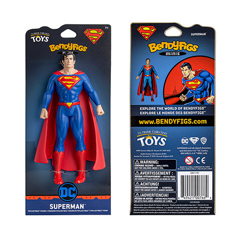 Superman - mini figurine Toyllectible Bendyfigs - DC comics