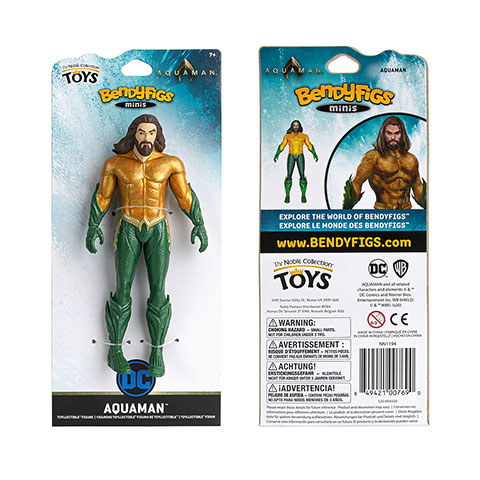 Aquaman - mini figurine Toyllectible Bendyfigs - DC comics