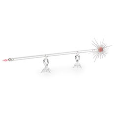 NN3293-Réplique de la baguette à bulles de Glinda - Wicked