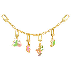 NN3511-Coffret 4 charms & chaîne - Best Friends Forever - Wicked