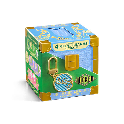 Coffret 4 charms & chaîne - Bienvenue à Shiz - Wicked Coffret 4 charms & chaîne - Bienvenue à Shiz - Wicked