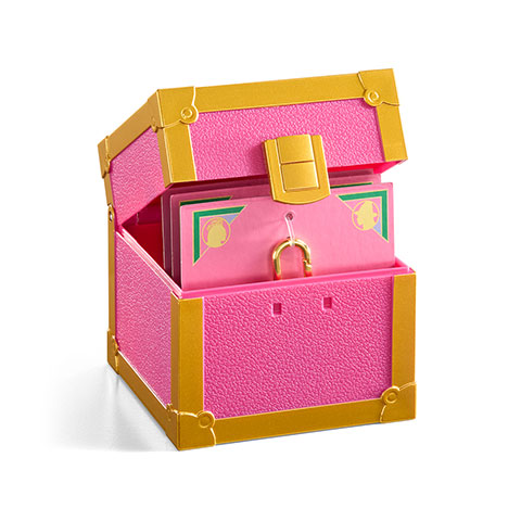 Coffret 4 charms & chaîne - Glinda & Elphaba - Wicked