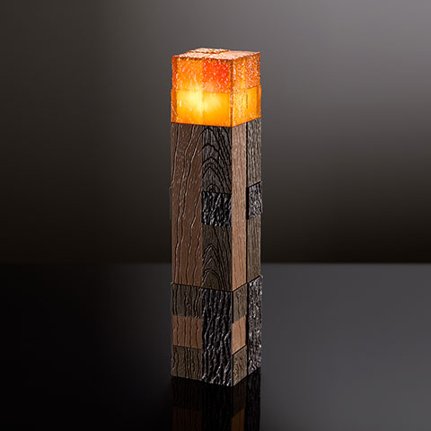 Torche lumineuse Réplique collector - Minecraft