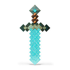 NN3728-Épée diamant Réplique collector - Minecraft