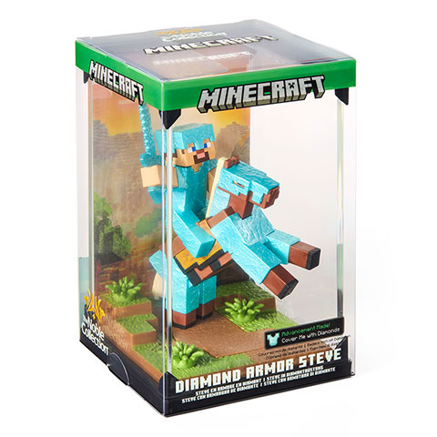 Diorama - Steve en armure de diamant - Minecraft