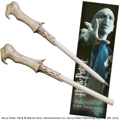 NN8638-Stylo baguette & Marque-page Voldemort
