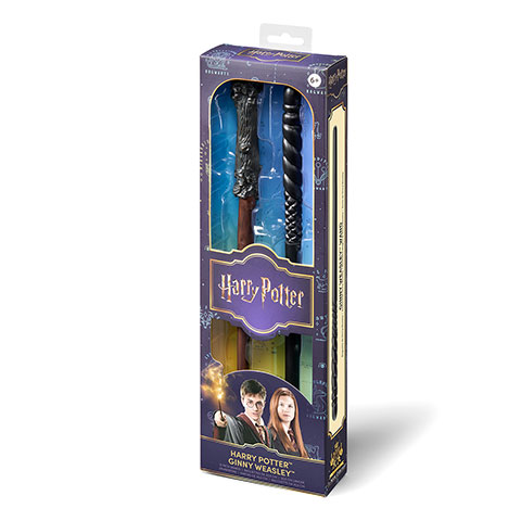 Baguettes magiques PVC Harry Potter et Ginny Weasley Baguettes magiques PVC Harry Potter et Ginny Weasley