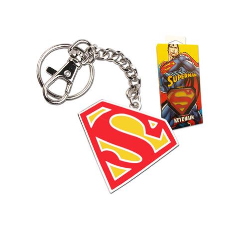 Porte-cles Logo Superman en couleur
